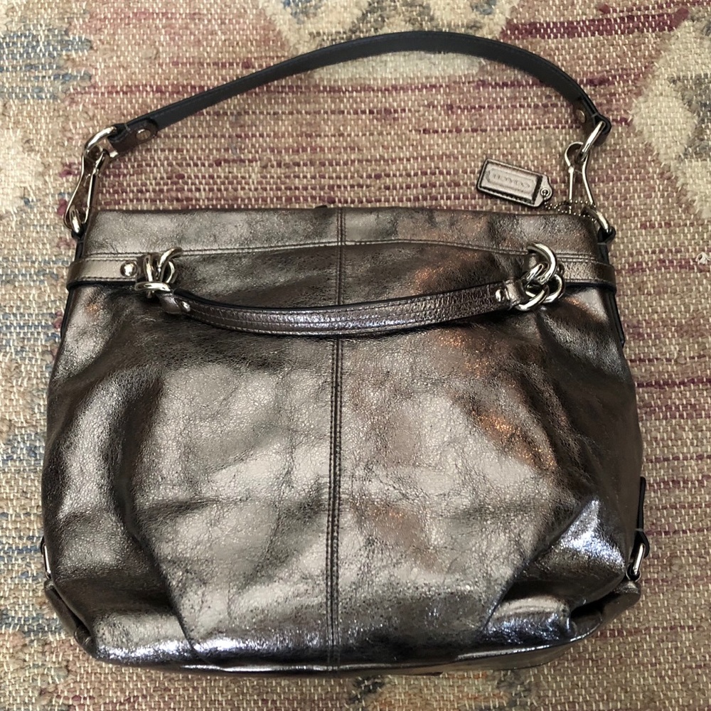 Coach metallic handbag